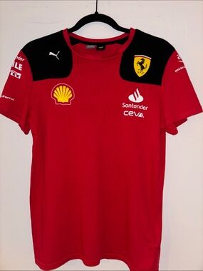 Puma Red and Black Ferrari Team Shirt